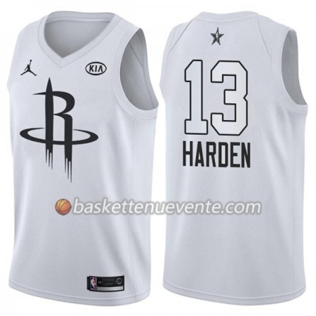 Maillot Basket Houston Rockets James Harden 13 2018 All-Star Jordan Brand Blanc Swingman - Homme
